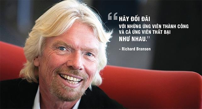Tôi thành công, giàu có và có nhiều mối quan hệ xã hội vì tôi hạnh phúc, Richard Branson nói.